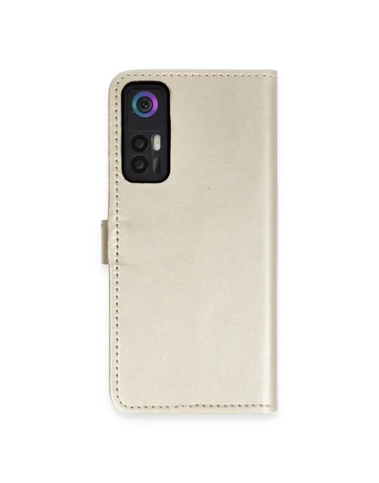 Tcl 30 Kılıf Trend S Plus Kapaklı Kılıf - Gold
