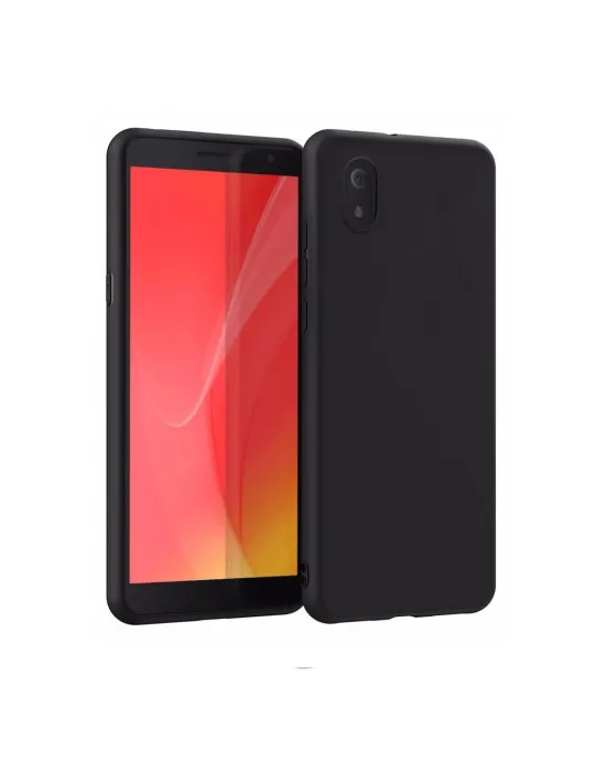 Tcl L7 Kılıf First Silikon - Siyah