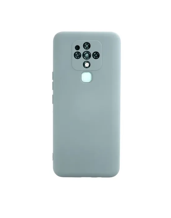 Tecno Camon 16 Kılıf Nano İçi Kadife Silikon - Buz Mavisi