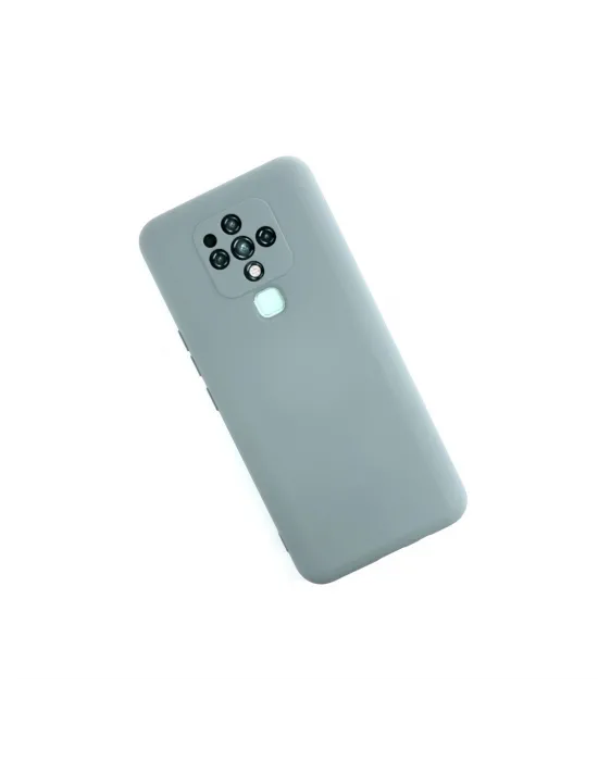 Tecno Camon 16 Kılıf Nano İçi Kadife Silikon - Buz Mavisi