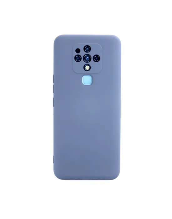 Tecno Camon 16 Kılıf Nano İçi Kadife Silikon - Gri