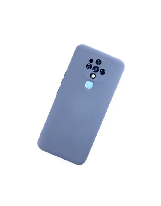 Tecno Camon 16 Kılıf Nano İçi Kadife Silikon - Gri