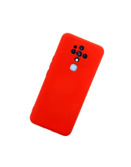 Tecno Camon 16 Kılıf Nano İçi Kadife Silikon - Kırmızı