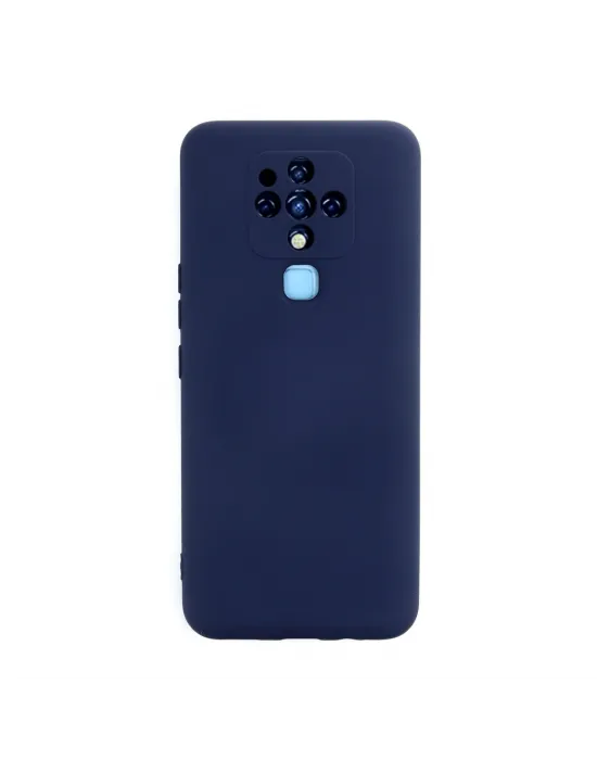 Tecno Camon 16 Kılıf Nano İçi Kadife Silikon - Lacivert