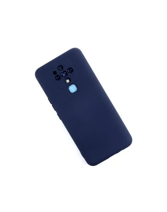 Tecno Camon 16 Kılıf Nano İçi Kadife Silikon - Lacivert