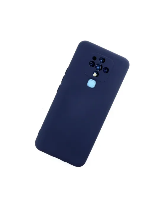 Tecno Camon 16 Kılıf Nano İçi Kadife Silikon - Lacivert