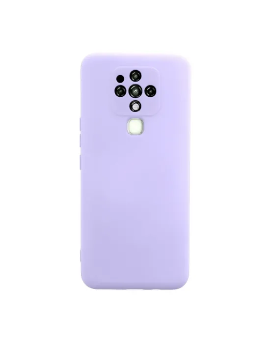 Tecno Camon 16 Kılıf Nano İçi Kadife Silikon - Lila