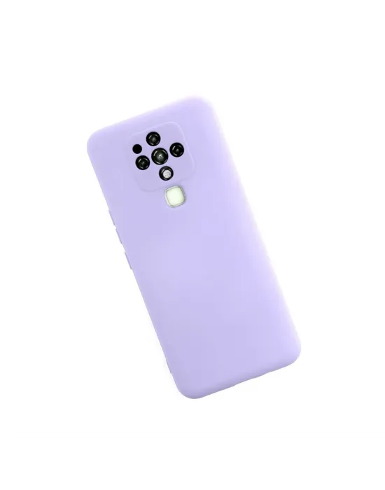 Tecno Camon 16 Kılıf Nano İçi Kadife Silikon - Lila
