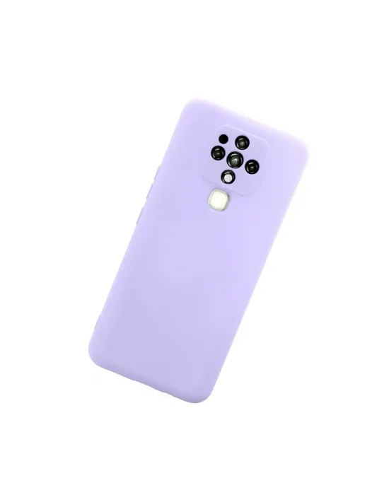 Tecno Camon 16 Kılıf Nano İçi Kadife Silikon - Lila