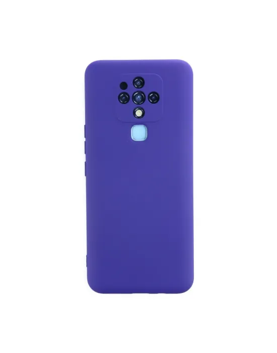 Tecno Camon 16 Kılıf Nano İçi Kadife Silikon - Mor