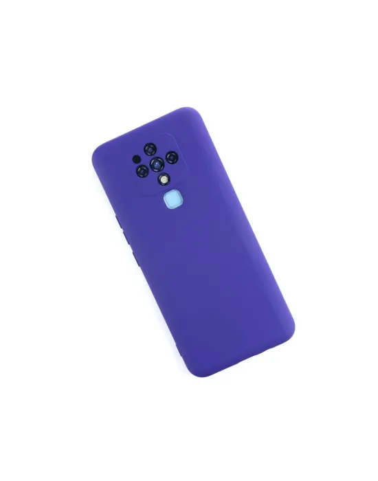 Tecno Camon 16 Kılıf Nano İçi Kadife Silikon - Mor