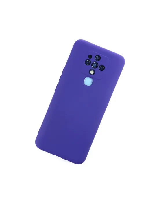 Tecno Camon 16 Kılıf Nano İçi Kadife Silikon - Mor