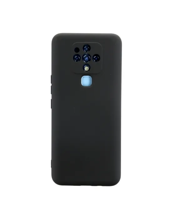 Tecno Camon 16 Kılıf Nano İçi Kadife Silikon - Siyah