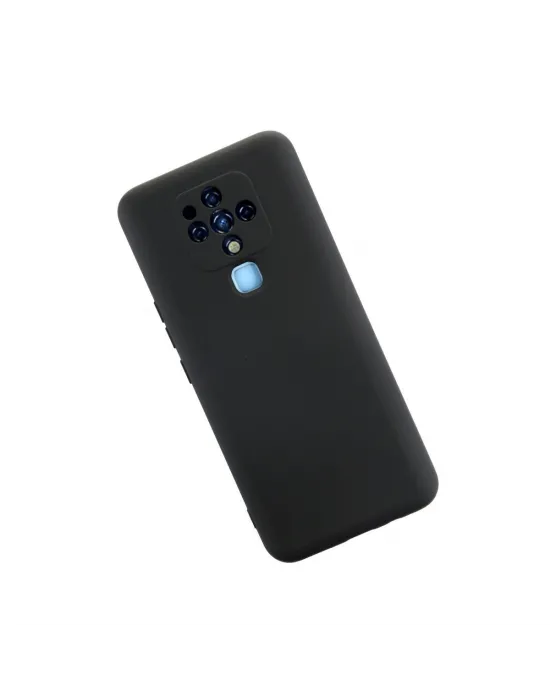 Tecno Camon 16 Kılıf Nano İçi Kadife Silikon - Siyah