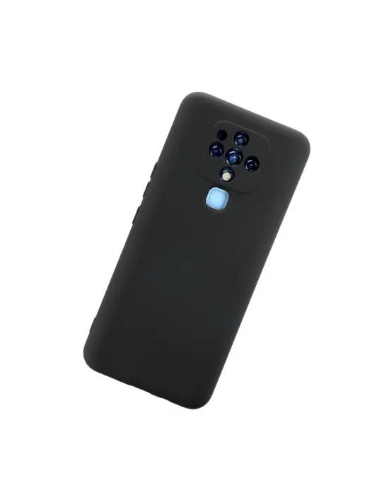 Tecno Camon 16 Kılıf Nano İçi Kadife Silikon - Siyah