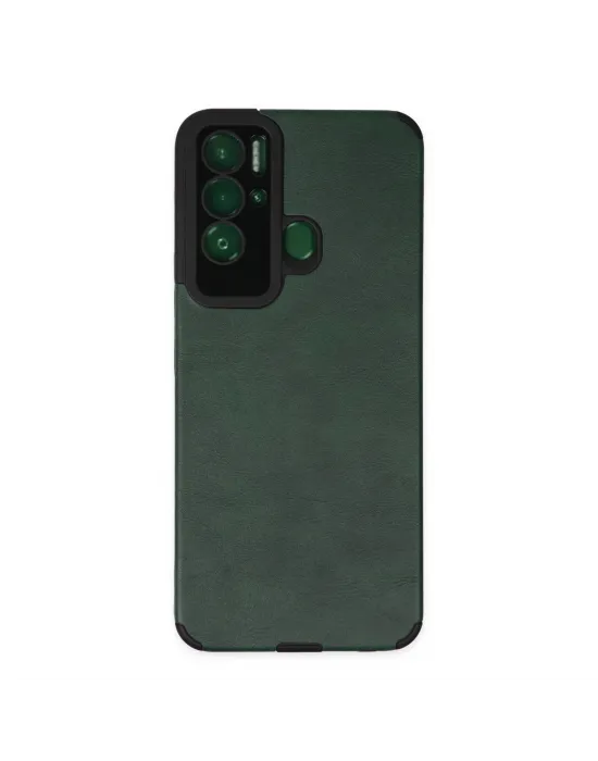 Tecno Pova Neo Kılıf Loop Deri Silikon - Yeşil