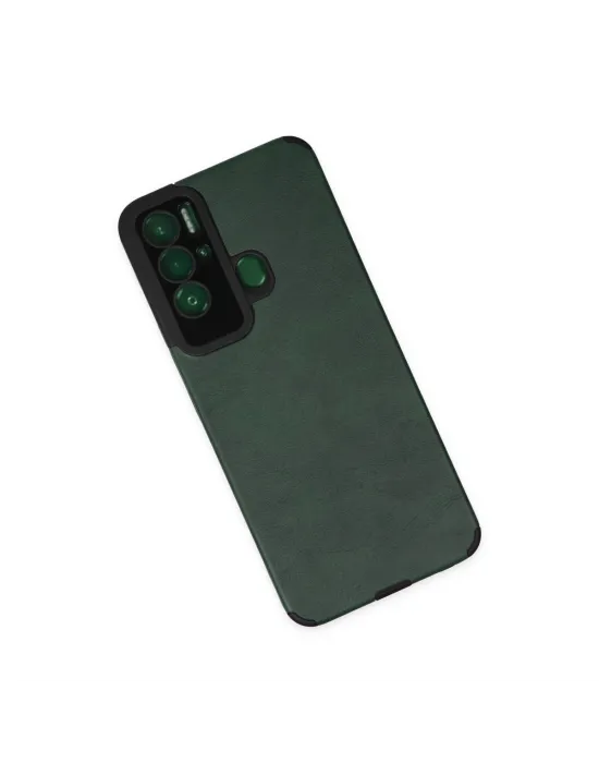 Tecno Pova Neo Kılıf Loop Deri Silikon - Yeşil