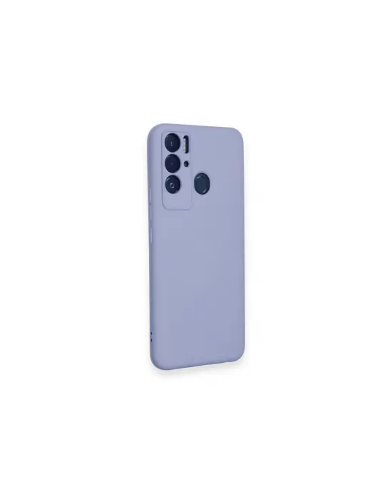 Tecno Pova Neo Kılıf Nano İçi Kadife Silikon - Lila