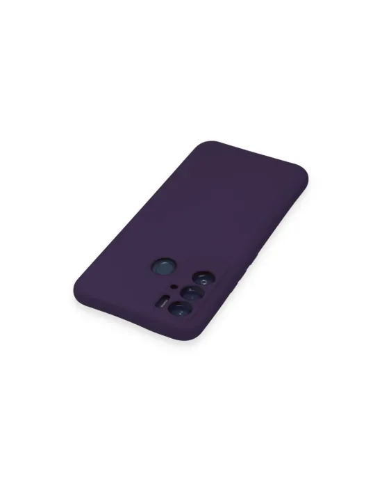 Tecno Pova Neo Kılıf Nano İçi Kadife Silikon - Mor
