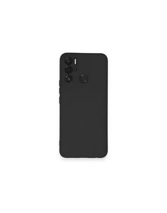 Tecno Pova Neo Kılıf Nano İçi Kadife Silikon - Siyah