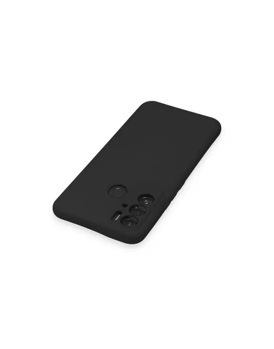 Tecno Pova Neo Kılıf Nano İçi Kadife Silikon - Siyah