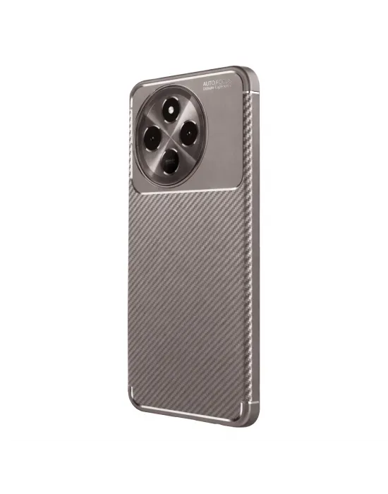 Tecno Spark 30 Pro Kılıf Auto Focus Karbon Kapak - Gri