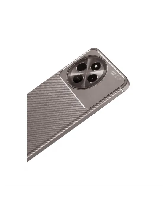 Tecno Spark 30 Pro Kılıf Auto Focus Karbon Kapak - Gri