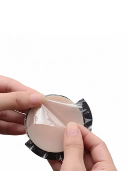 Tekrar Kullanılabilir Silikon Nipple Pad Gün Boyu Sabit