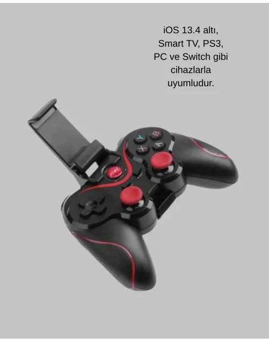 Telefon, Tablet Ve Pc İçin Çok Fonksiyonlu Bluetooth Gamepad