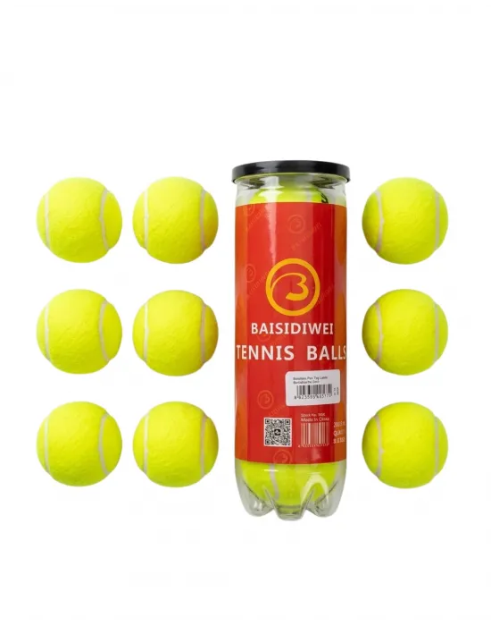 Tenis Topu 9’lu Set Antrenman Ve Maç İçin Dayanıklı Toplar