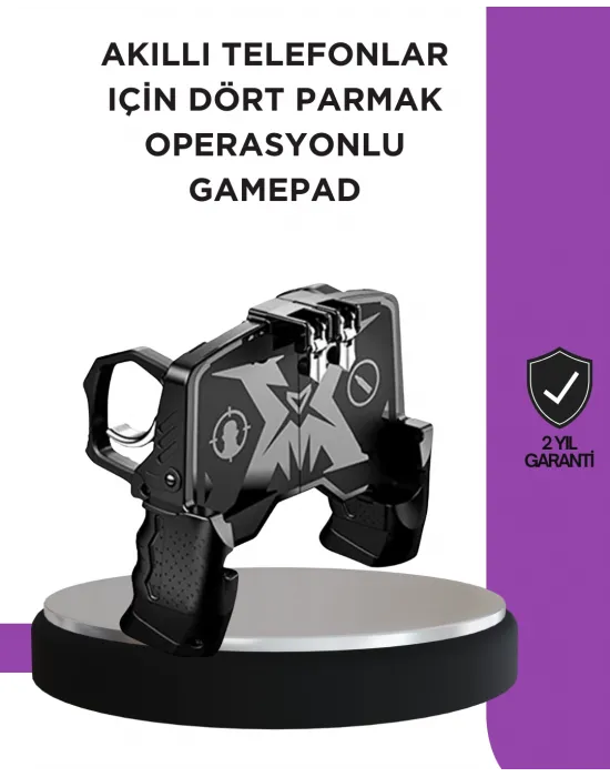 Tetikli Mobil Gamepad Ergonomik Kavramalı Oyun Aparatı