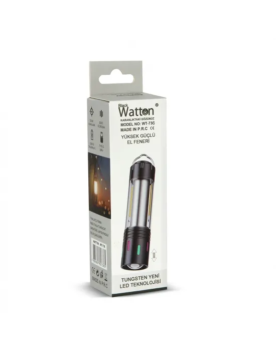 Tg Led Şarjlı Kamp Lambası Ortam Odak Aydınlatma Wt-736