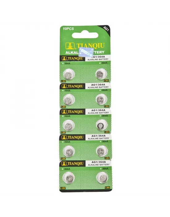 TıanQıu Ag1 Lr621/364 Alkalin 10lu Düğme Pil
