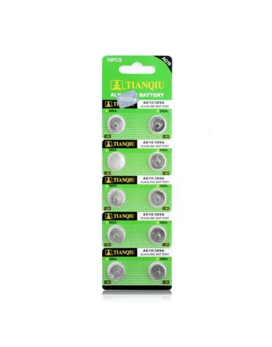 TıanQıu Ag10 Lr1130/389 Alkalin 10lu Düğme Pil