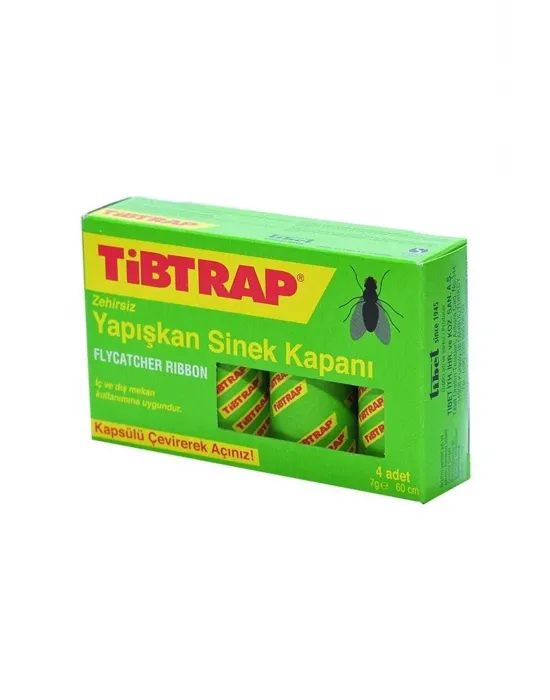Tibtrap Yapışkan Sinek Kapanı 4 Lü