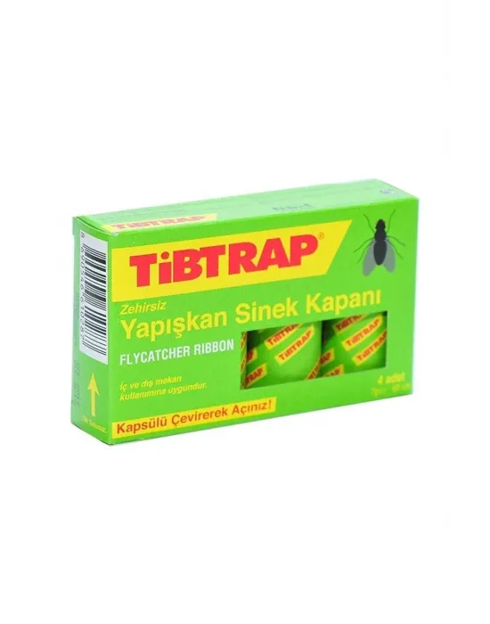 Tibtrap Yapışkan Sinek Kapanı 4 Lü