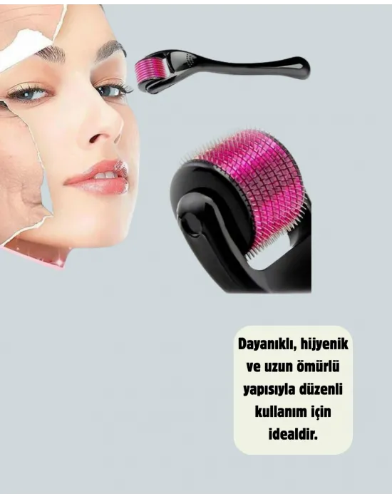 Titanyum Mikro İğneli Dermaroller 1 Mm Kırışıklık Ve Leke Karşıtı