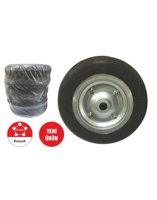 Tkr 001 El Arabası Tekeri Dolgu Teker Burçlu