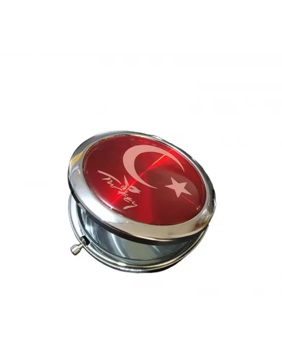 Türk Bayraklı El Aynası St00162