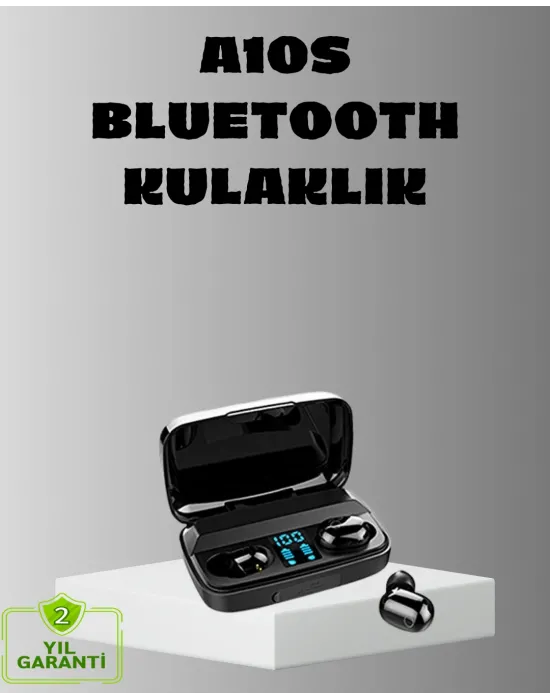 Tws A10s Bluetooth 5.0 Kulaklık – Yüksek Ses Kalitesi, Ergonomik, Uzun Pil Ömürlü