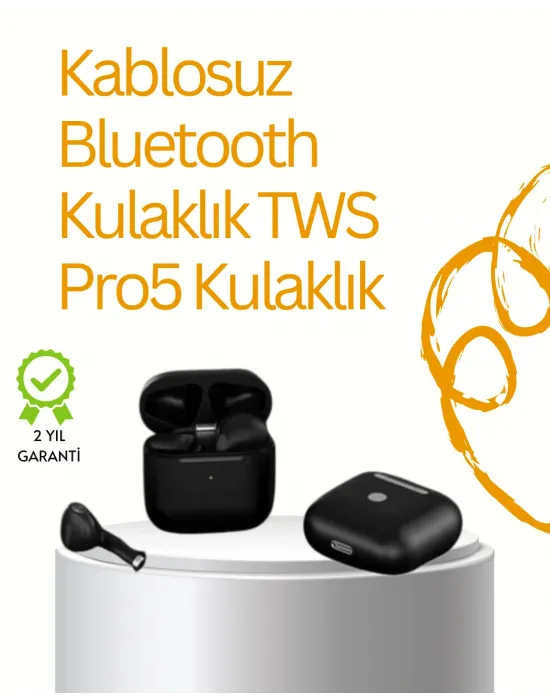 Tws Pro 5 Bluetooth Kulaklık – Gelişmiş Ses Teknolojisi Ve Uzun Batarya Ömrü