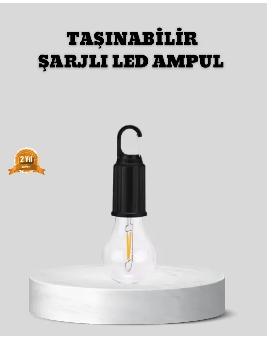 Type-c Şarjlı Led Kamp Lambası – Uzun Ömürlü Pil Ve Yüksek Parlaklık