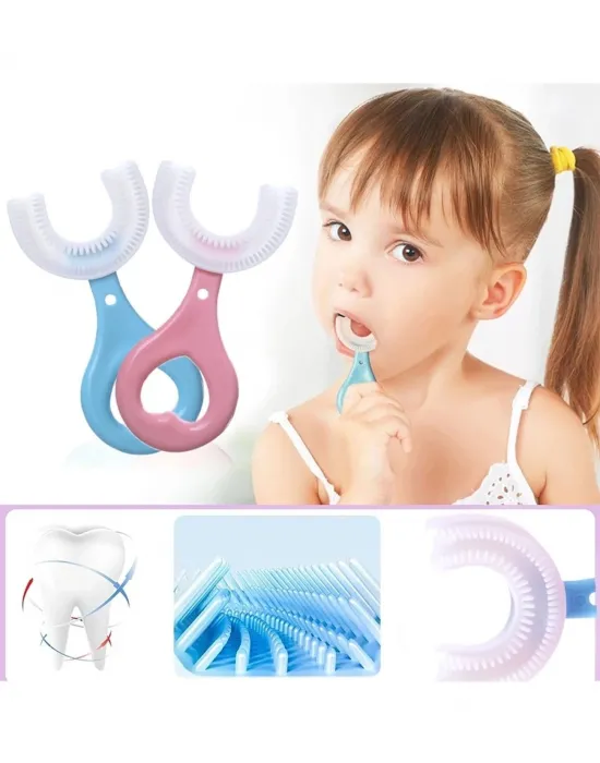 U Tipi Bebek Ağız Bakım Ve Diş Fırçası