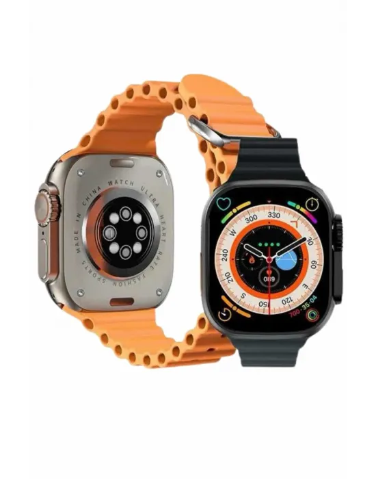 Ultra Akıllı Saat 49 Mm Çift Kordonlu Arama Cevaplama Bluetooth Bağlantılı