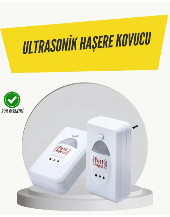 Ultrasonik Haşere Kovucu Cihaz 150 M2 Etki Alanı