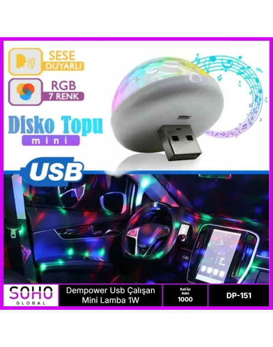 Usb Mini Led 4w Rpg Özellikli