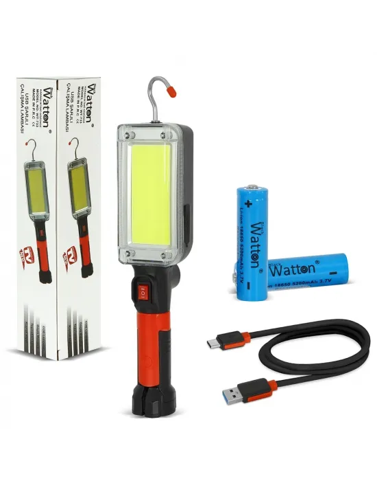 Usb Şarjlı Oto Tamirci Çalışma Lambası Wt-733