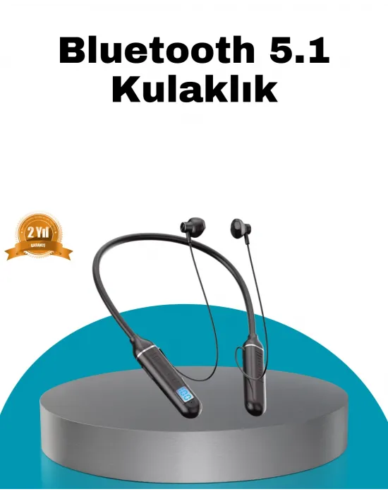 Uzun Pil Ömrü Ve Hızlı Şarj Özellikli Bluetooth Kulaklık