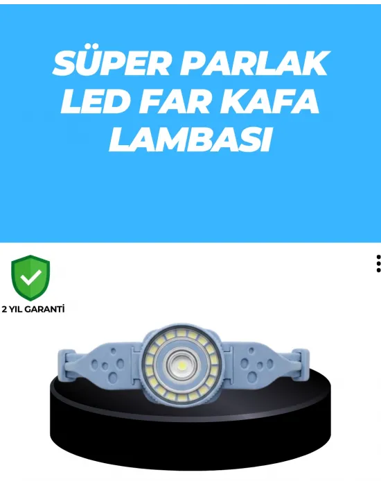 Uzun Pil Ömürlü Kamp Ve Dağcılık Kafa Lambası