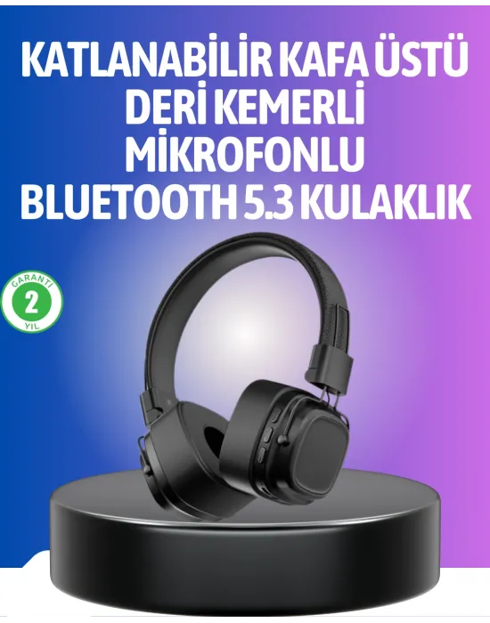 Uzun Süreli Rahat Kullanım İçin Kablosuz Bluetooth Kulaklık